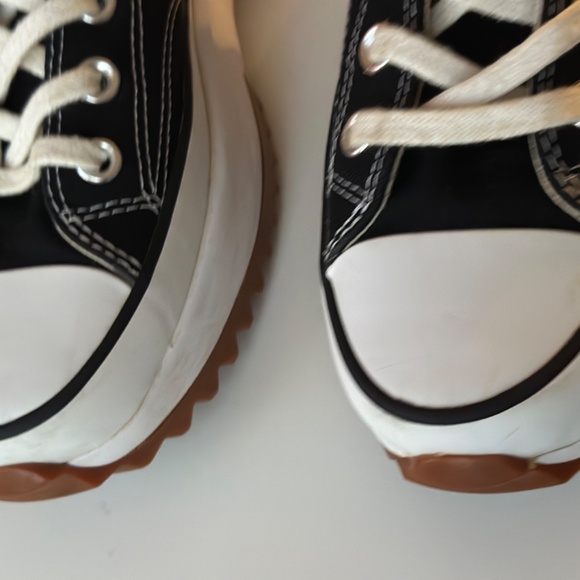 Converse Run Star Hike Hi Black Platform Sneakers - Picture 15 of 16